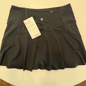 NWT - ATHLETA - ACE TENNIS SKORT / BLACK / Size S / 13.5”